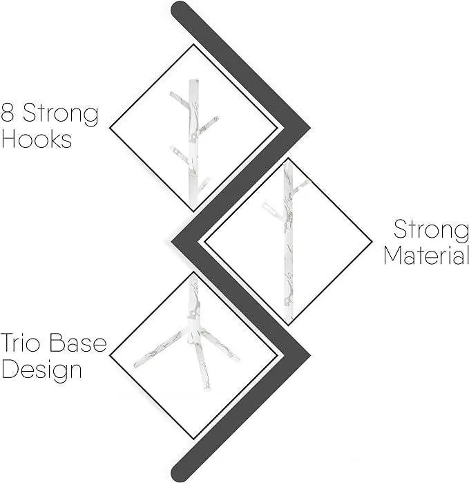 SG Traders™ Wooden Coat Stand