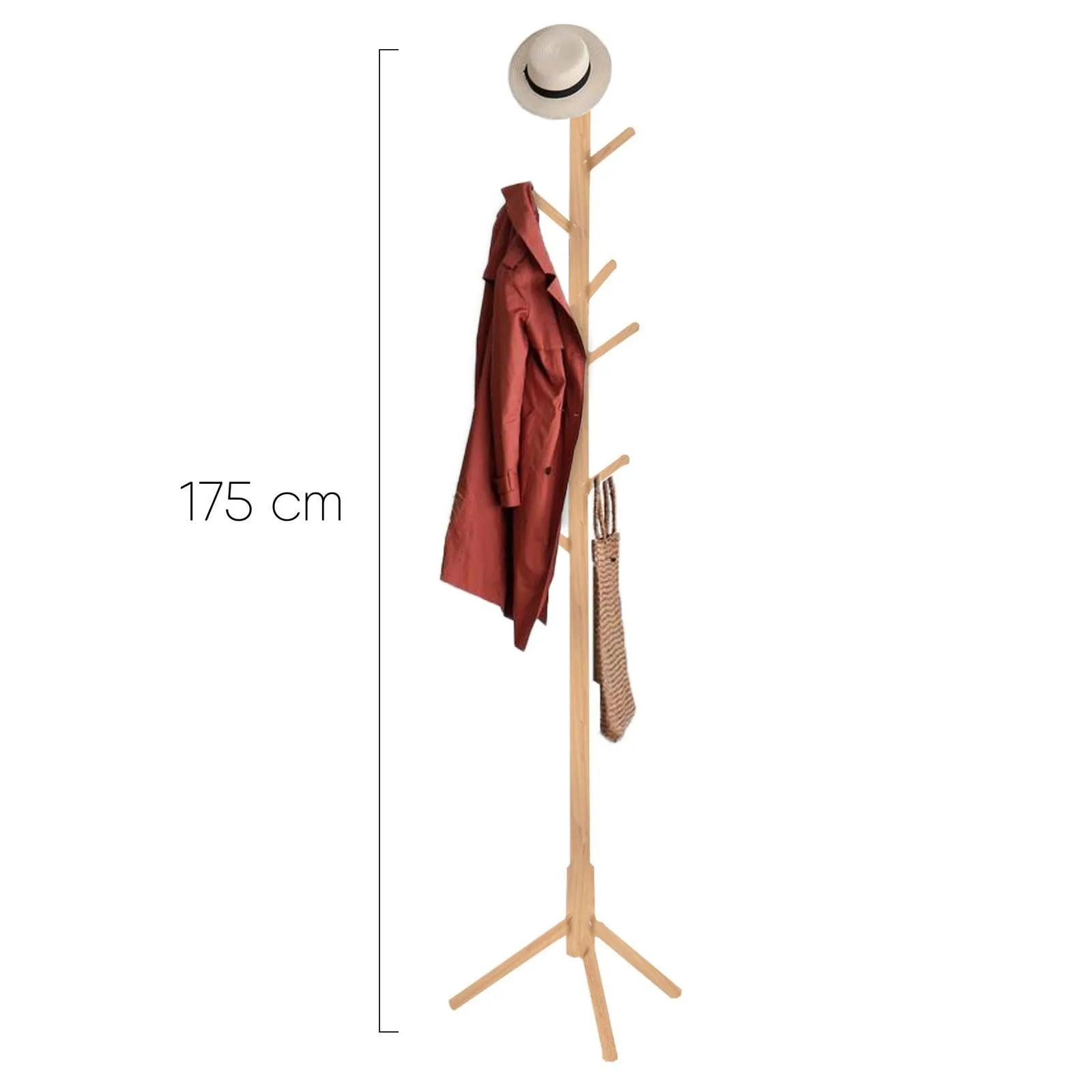 SG Traders™ Wooden Coat Stand