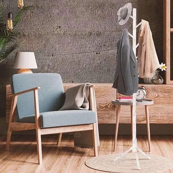 SG Traders™ Wooden Coat Stand