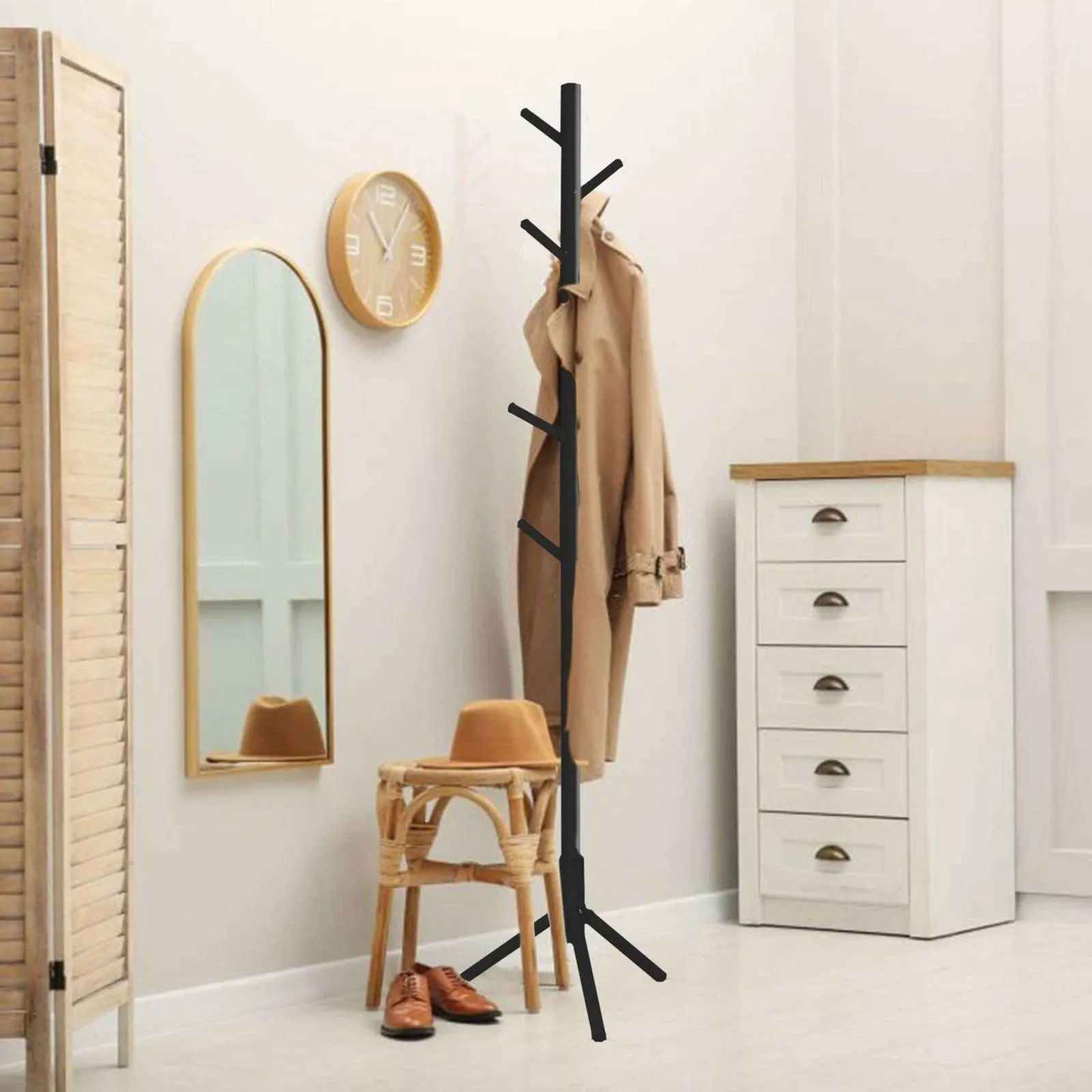 SG Traders™ Wooden Coat Stand