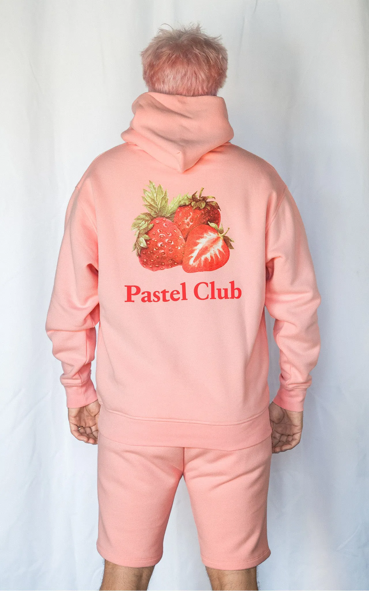 STRAWBERRY PASTEL CLUB HOODIE