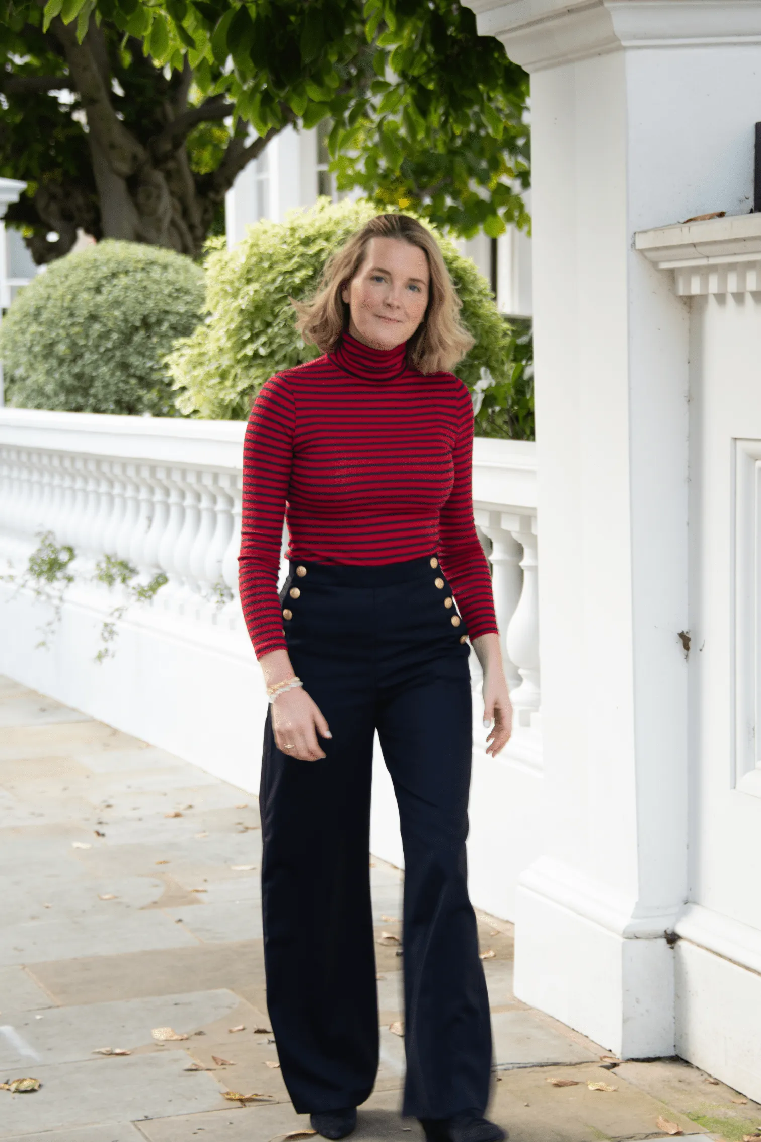 Striped Cotton Roll Neck | Multiple Colours