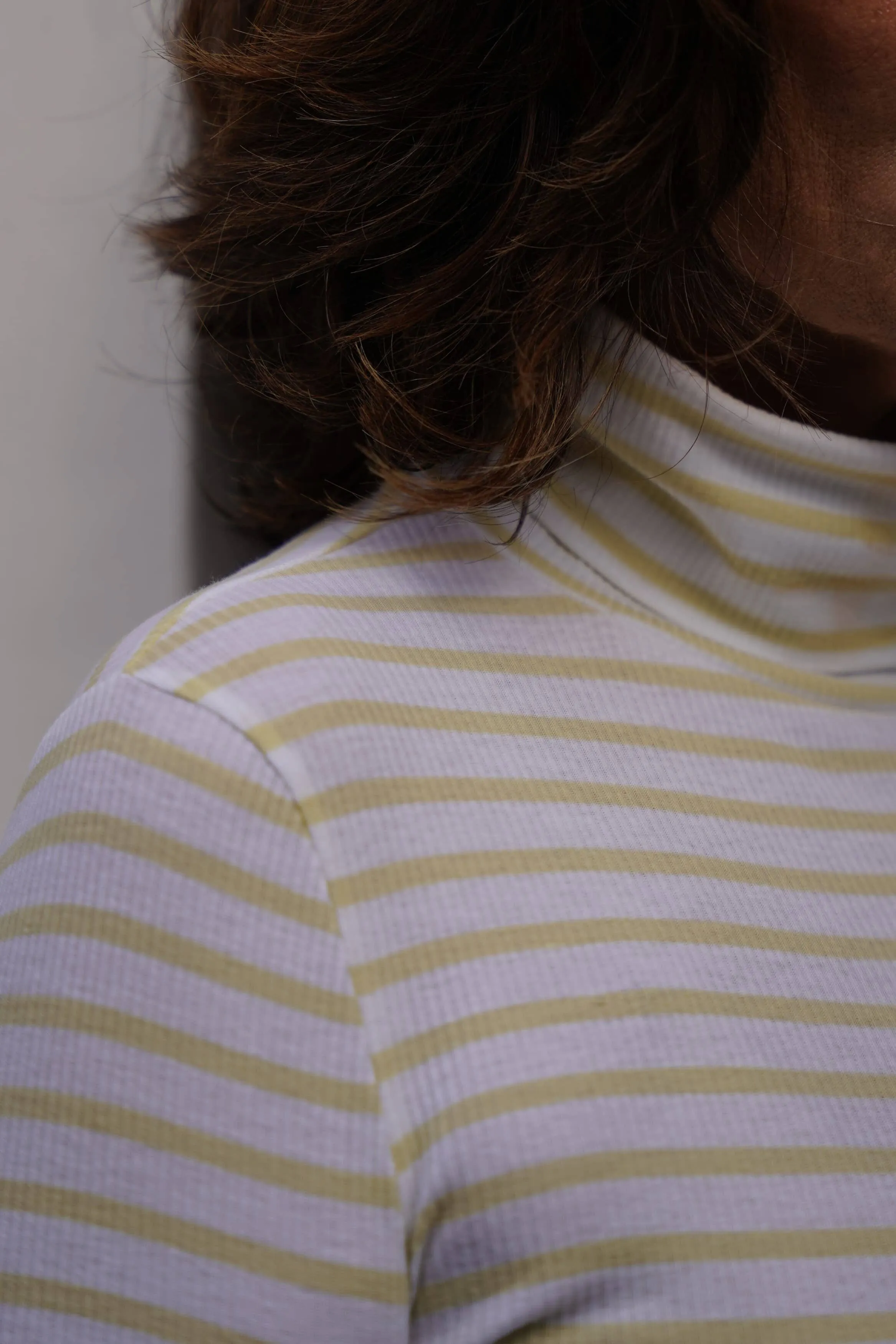 Striped Cotton Roll Neck | Multiple Colours
