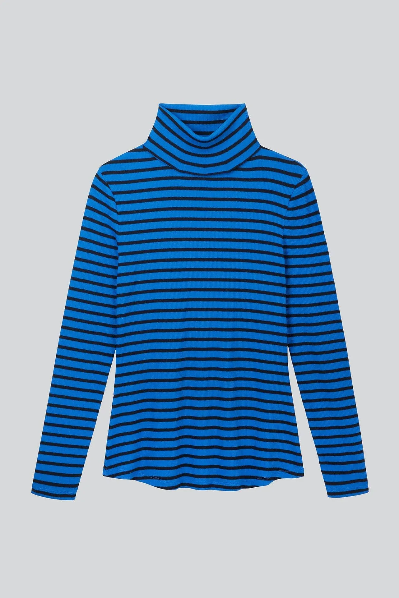 Striped Cotton Roll Neck | Multiple Colours