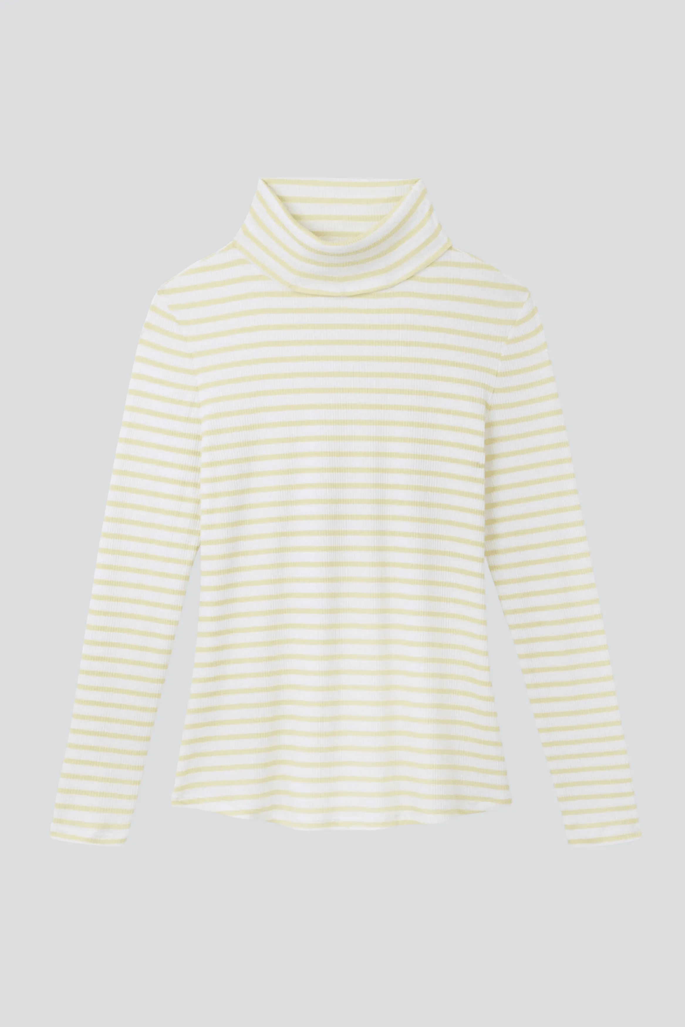 Striped Cotton Roll Neck | Multiple Colours