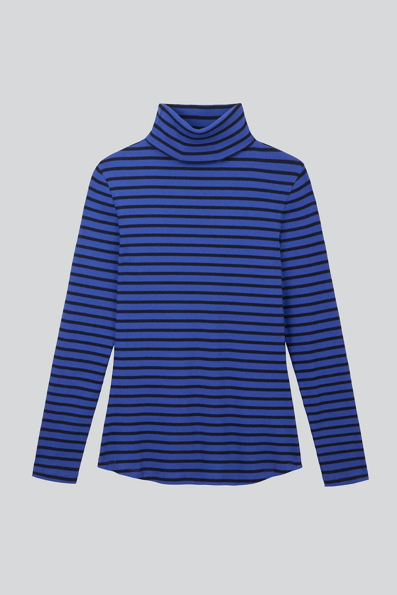 Striped Cotton Roll Neck | Multiple Colours