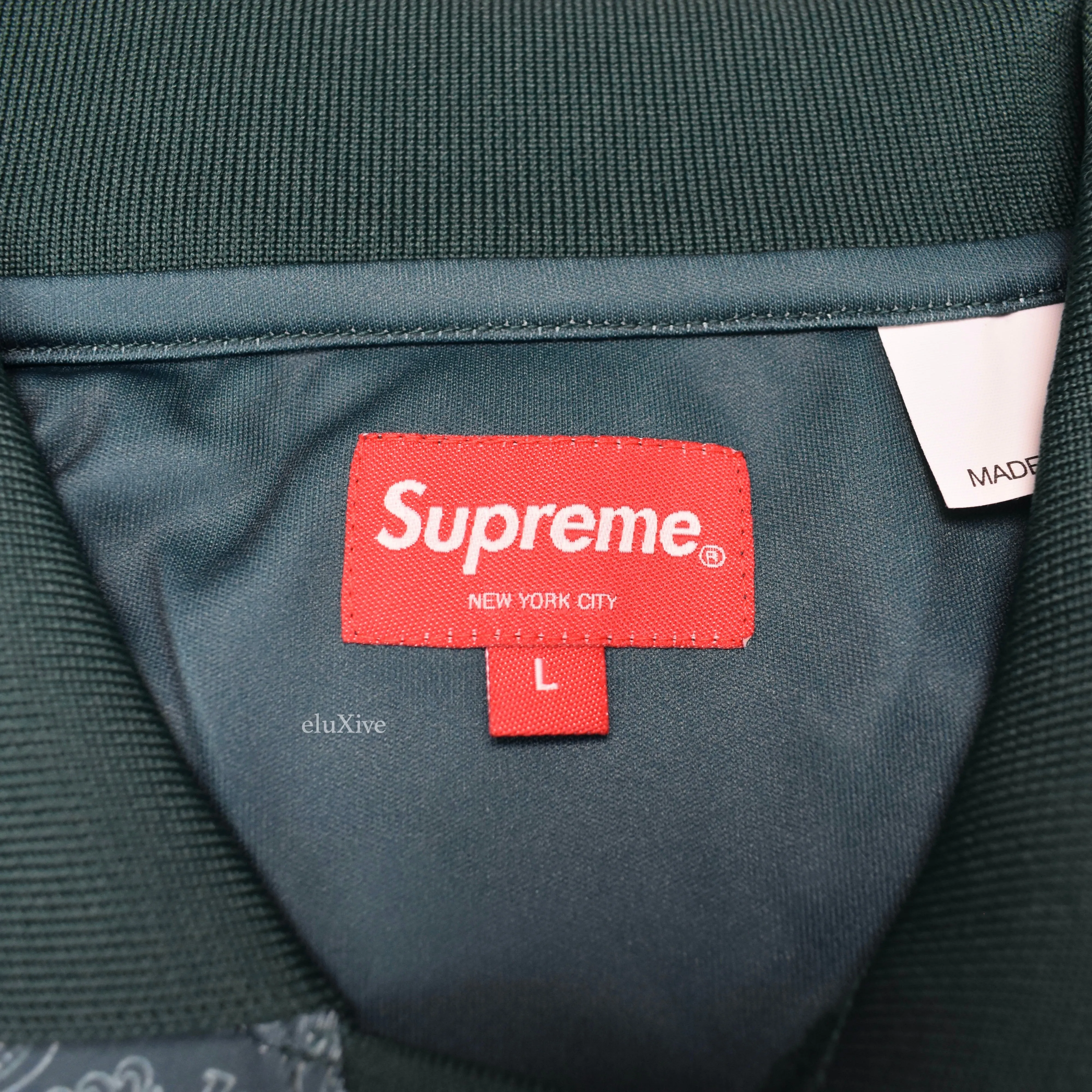 Supreme - Por Ciento Logo Print Soccer Jersey (Green)