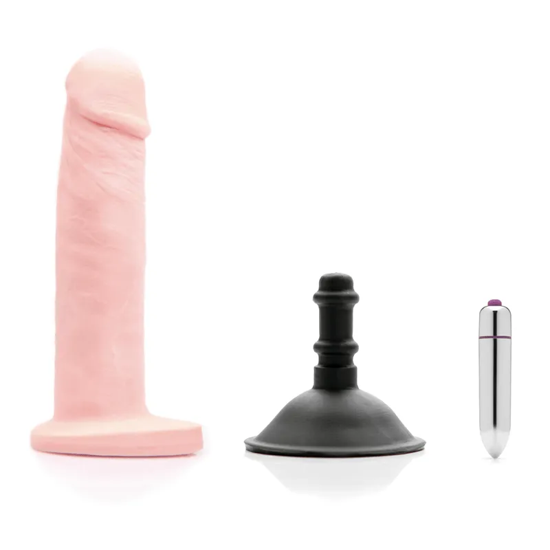 Tantus Alan O2 Dildo Vibrating Kit with Suction Cup