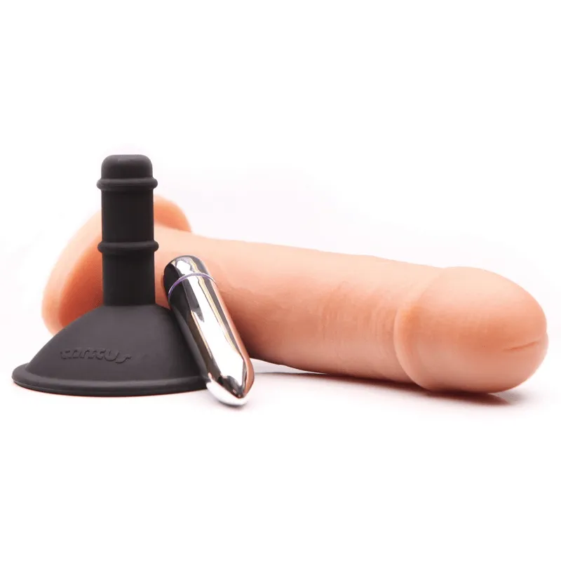 Tantus Alan O2 Dildo Vibrating Kit with Suction Cup