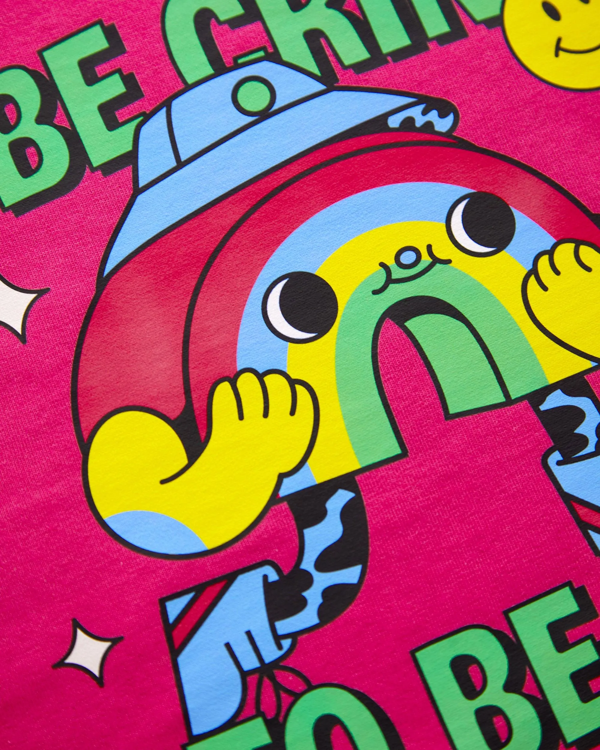 To be cringe is to be free, fuchsia pullover hoodie.