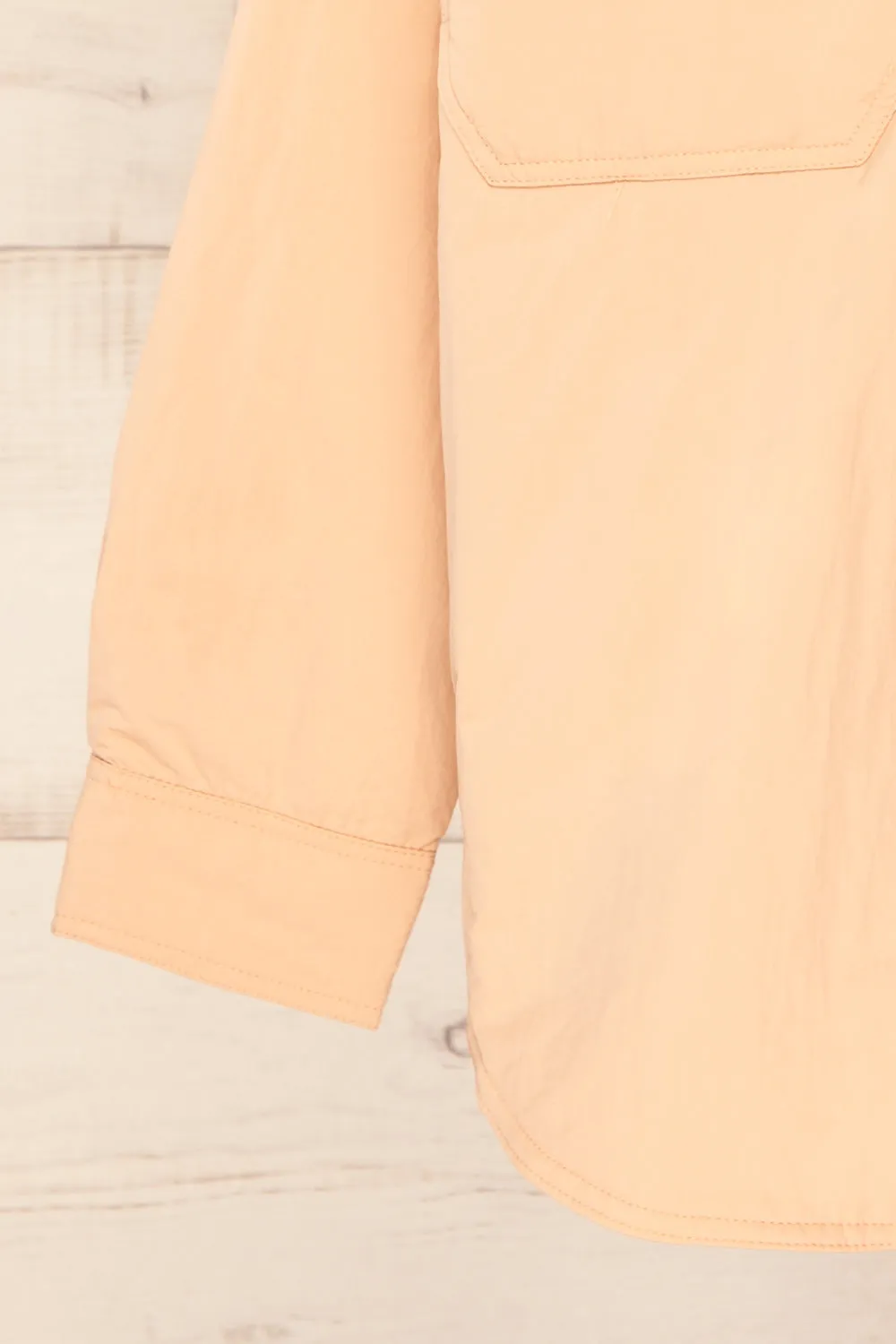 Vilanova Pink | Slightly Padded Shacket w/ Front Pockets