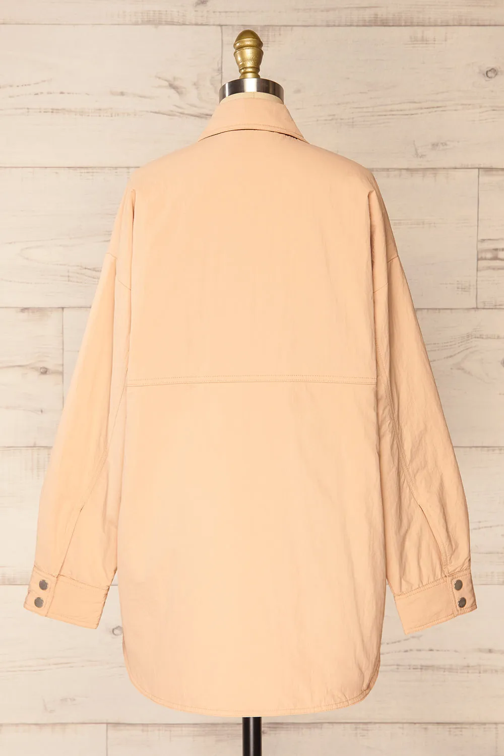 Vilanova Pink | Slightly Padded Shacket w/ Front Pockets