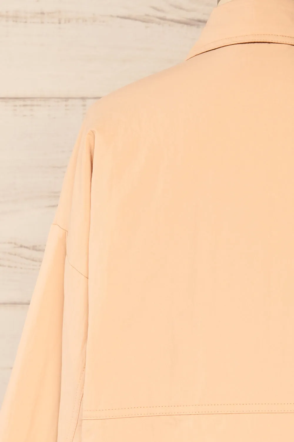 Vilanova Pink | Slightly Padded Shacket w/ Front Pockets