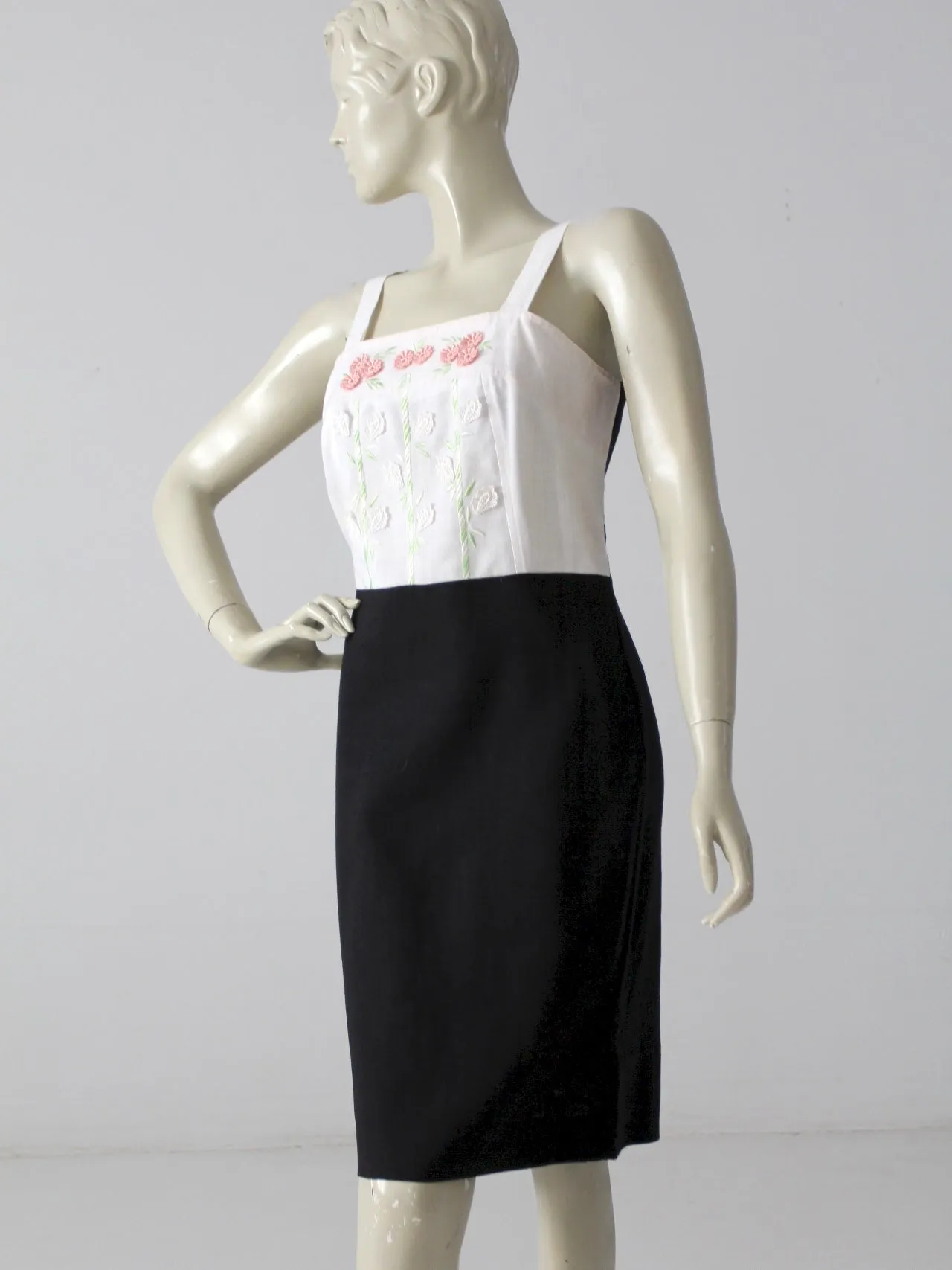 vintage 80s linen sundress
