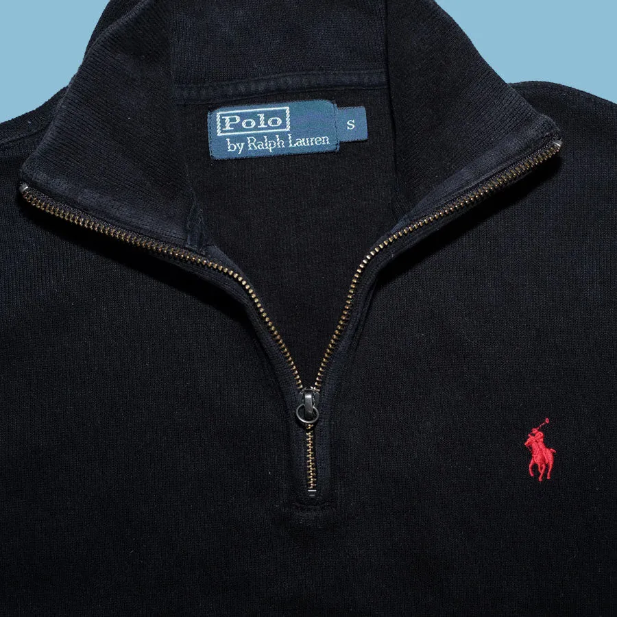Vintage Polo Ralph Lauren Q-Zip Sweater Small