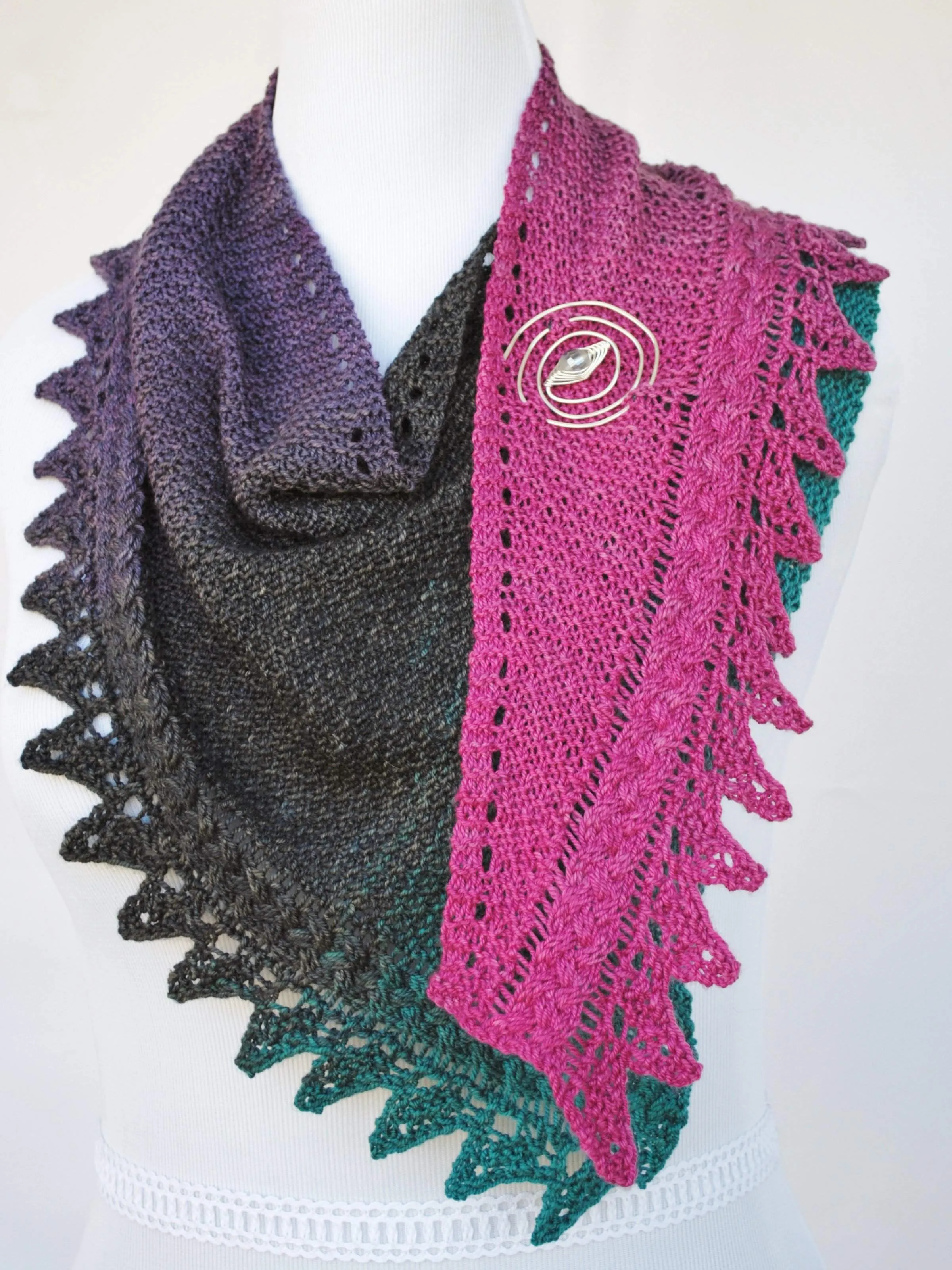 Walderton Knit Shawl Pattern PDF Download