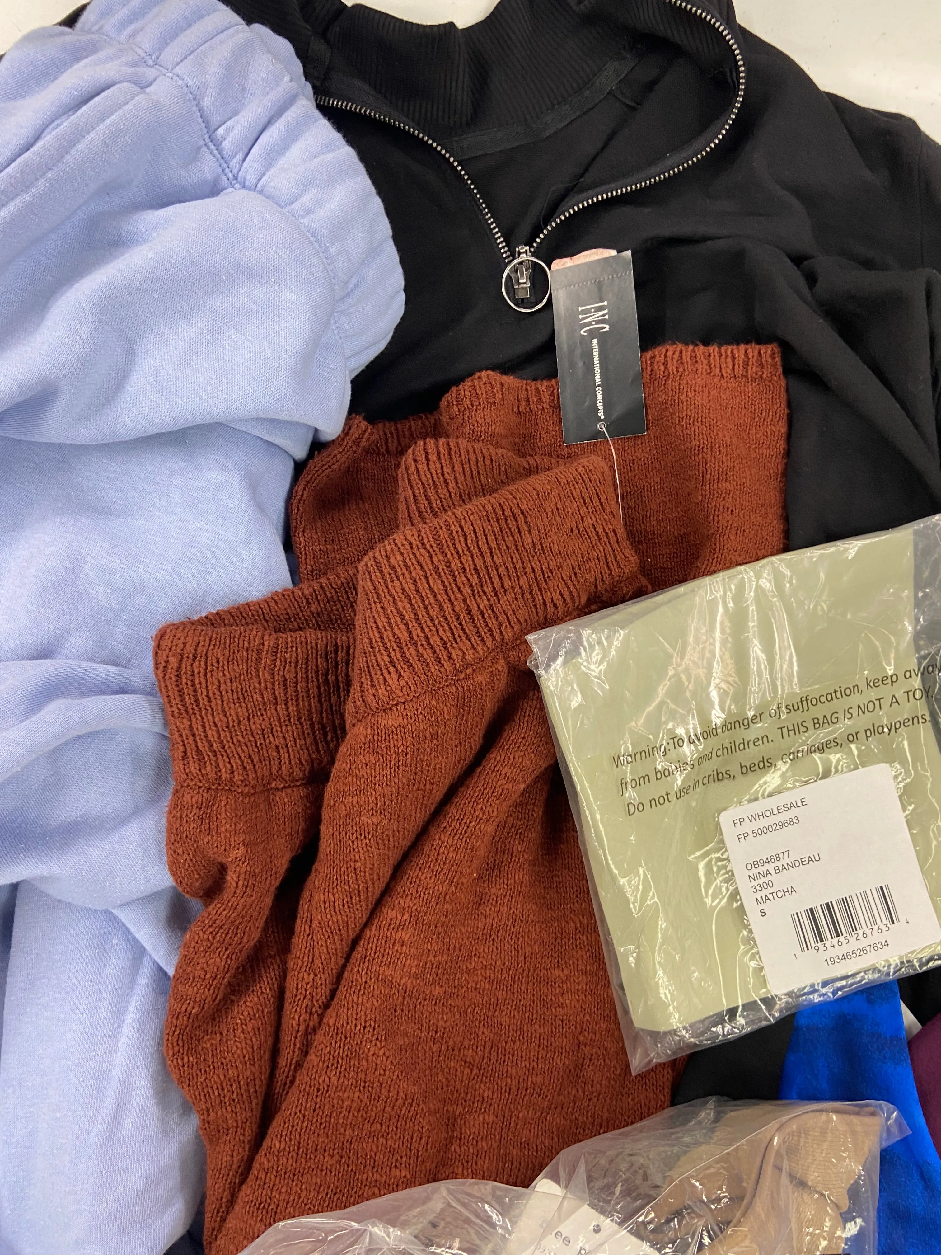 Women's Clothing Wholesale Lot, POLO RALPH LAUREN, NIKE, FREE PEOPLE, INC and more, 18 items, Shelf Pulls, MSRP $770
