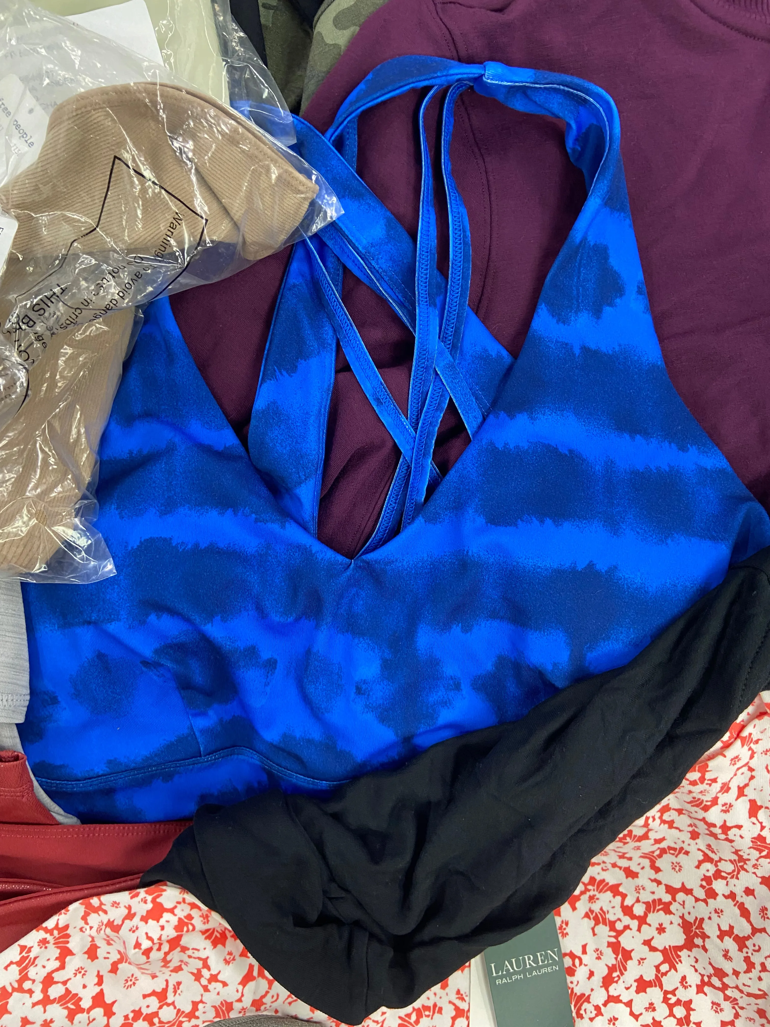 Women's Clothing Wholesale Lot, POLO RALPH LAUREN, NIKE, FREE PEOPLE, INC and more, 18 items, Shelf Pulls, MSRP $770