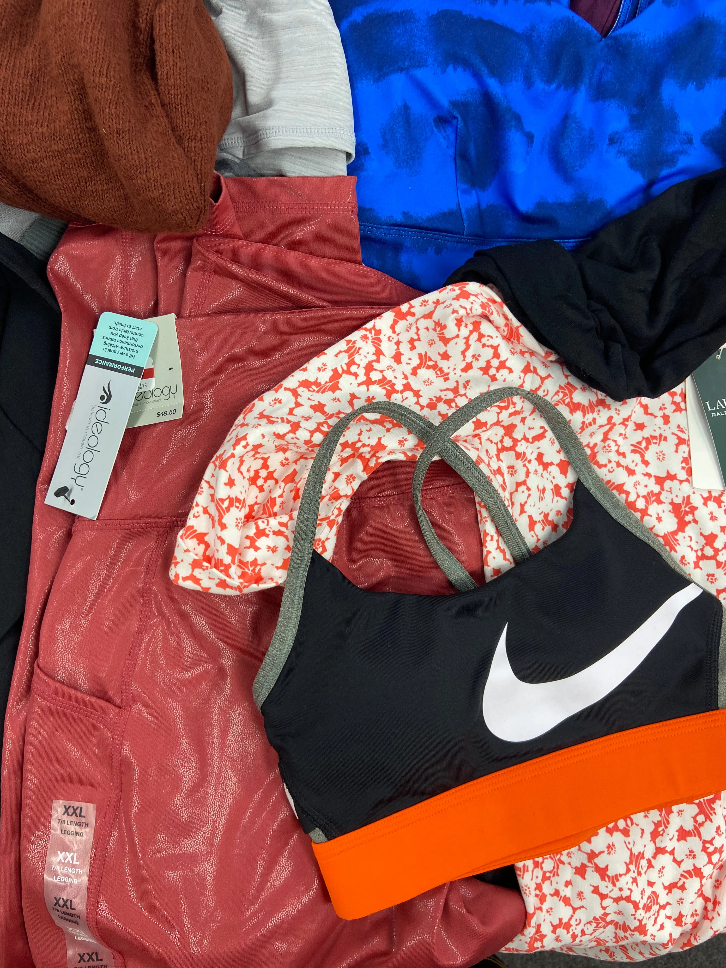 Women's Clothing Wholesale Lot, POLO RALPH LAUREN, NIKE, FREE PEOPLE, INC and more, 18 items, Shelf Pulls, MSRP $770